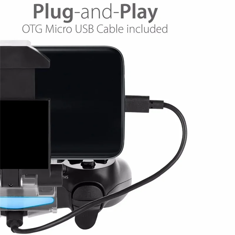 ABSQ-مشبك المشبك جبل حامل جبل حامل سوني PS4 سليم أذرع التحكم في ألعاب الفيديو PS4 برو الهاتف المحمول الذكي