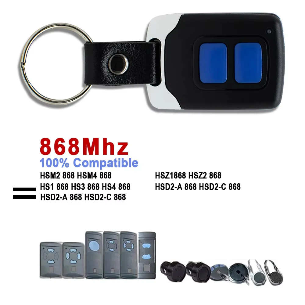 

Pilot HSM HSE 868MHz Garage Door Remote Control Hsm2 HSE2 HS2 868 Controller Hand Transmitter Gate Opener Copy/Program Two Way