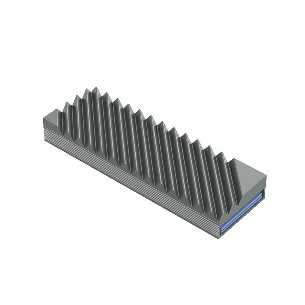 【Livraison Rapide】Aluminium M.2 SSD-Kühlkörper mit Silikon-Thermopad-Dichtung für 2280 Solid State-Festplatten-PC-Zubehör Gre
