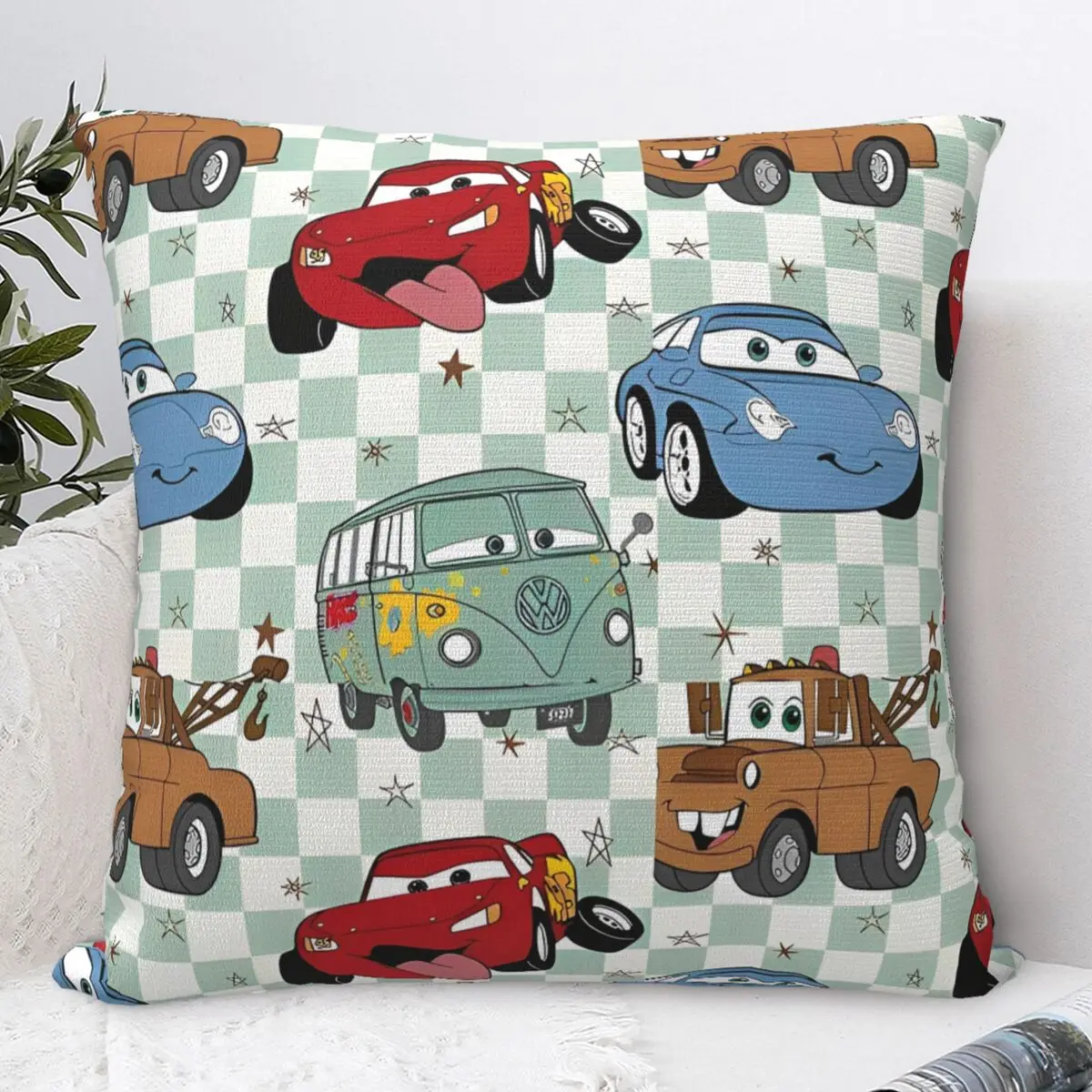 

Pillow Cover Lightning MCqueen Pattern Cushion Cover Friends Fashion Pillow Case For Sofa Bedroom Home Decor Pillowcases