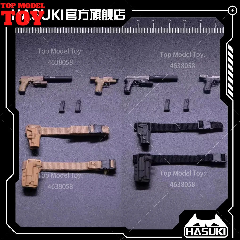 HASUKI WM-01 WM-02 WM-03 1/12 مقياس غلوك G17 مسدسات الحافظة P226 AK-12 ملحق نموذج ل 6 "الجندي عمل الشكل الجسم الدمى