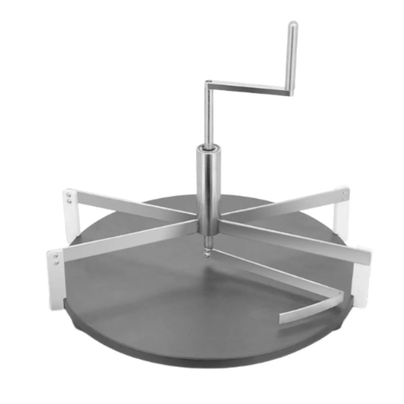 Crepe Maker Batter Spreader Stainless Steel Rotary Pancake Scraper for Uniform Thin Crepes Cafe Restaurant Kitchen Tool