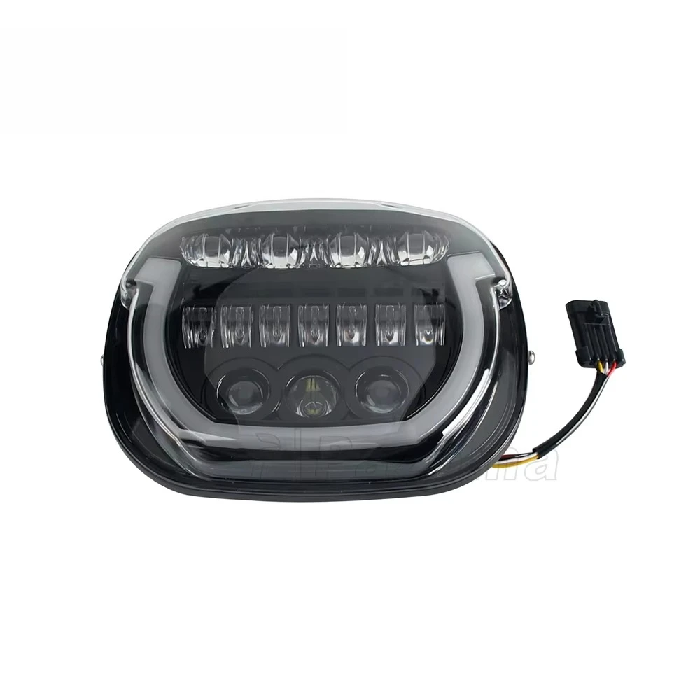 Motocross LED Front Headlight High/ Low Beam Daytime Running Lights for Touring Street Glide CVO/SE FLHXSE Model 2023-25 6