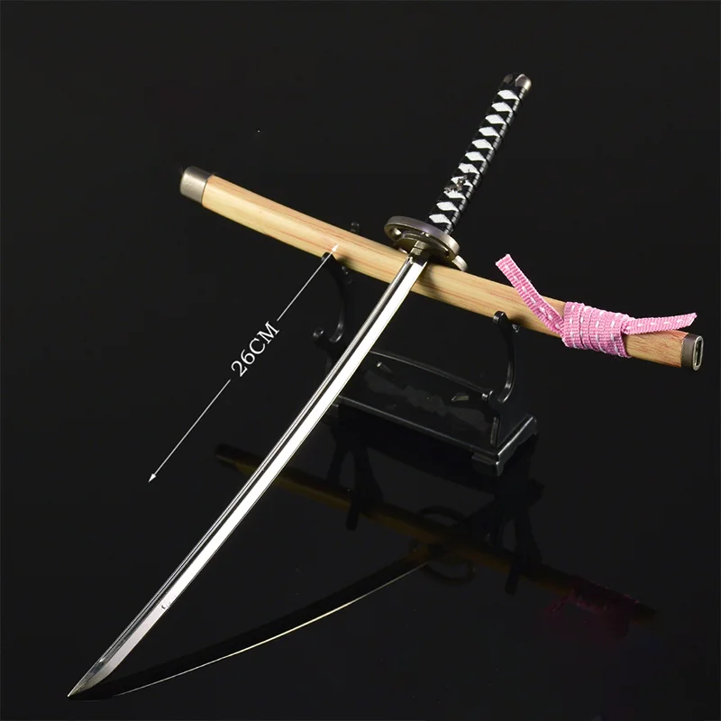 26cm Tsushima fantôme jeu périphériques mal d'espoir Katana métal artisanat couteau Collections jouet épée bureau ornement cadeaux