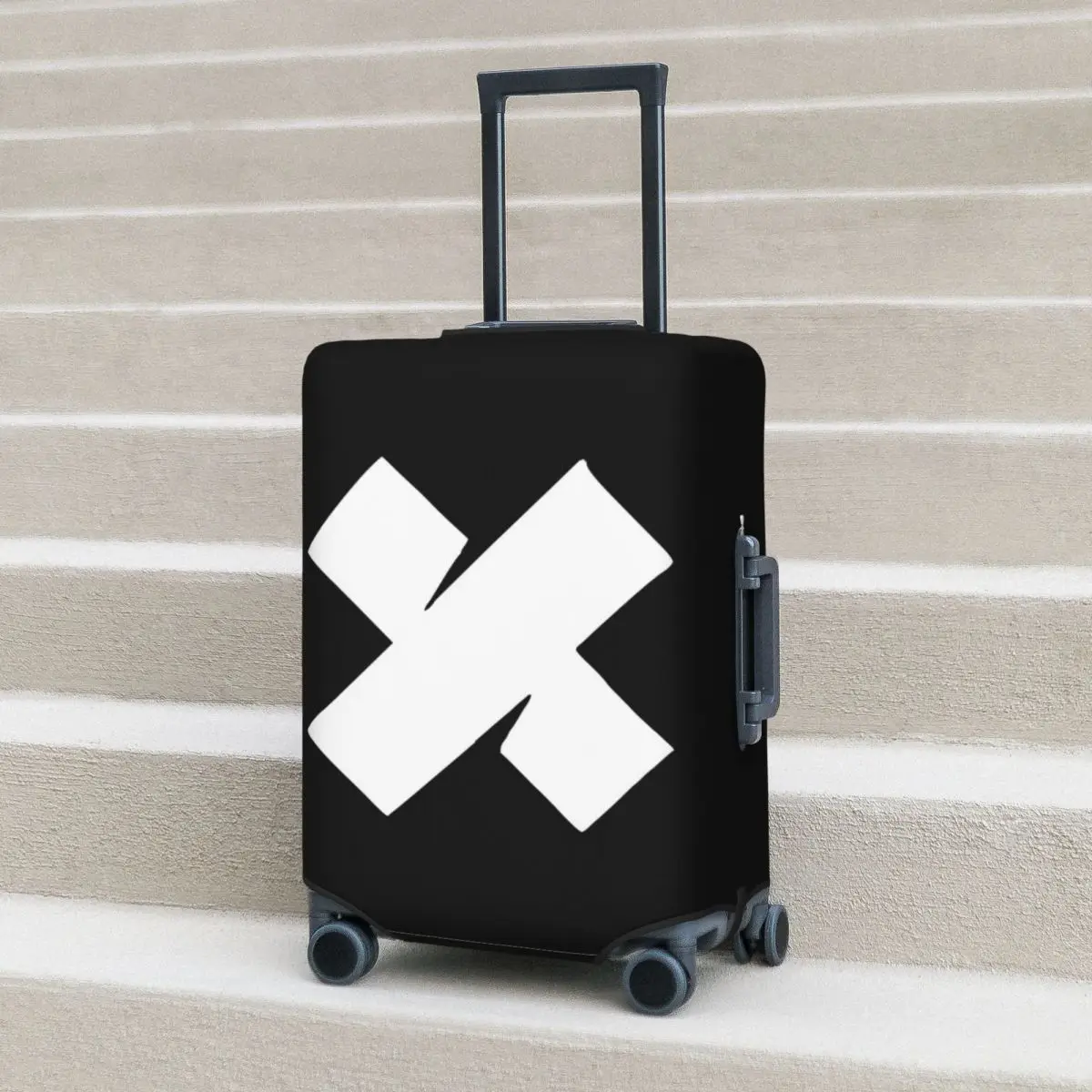 

Sam And Colby Suitcase Cover Protection Elastic Travel Luggage Protector Covers for 18-32 Inch