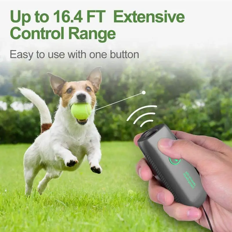 Dog Barking Control Devices Ultrasonic Barking Silencer Anti Barking Device Rechargeable Behavior Corrector Dog Training Tool 2
