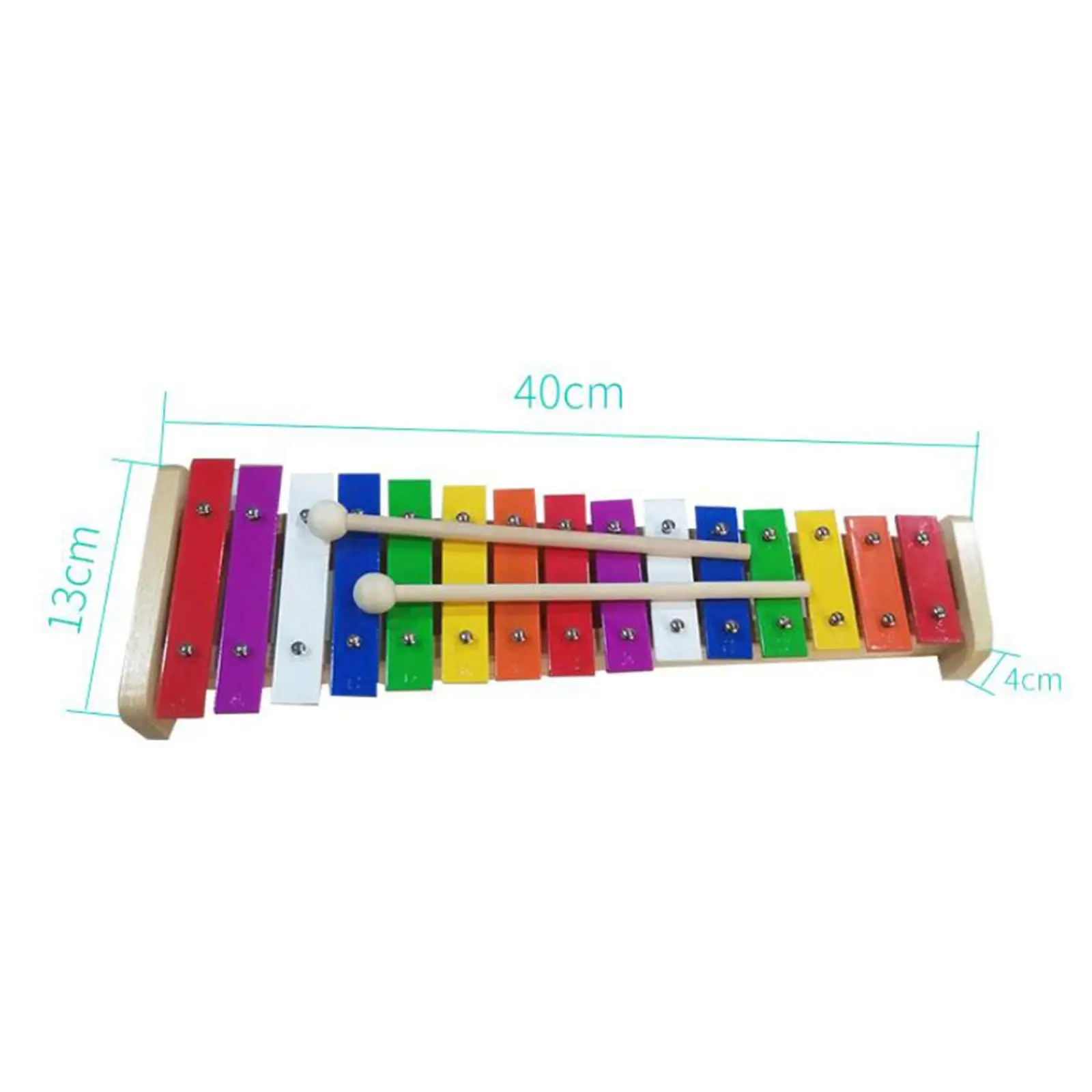 ระนาดของเล่น Montessori 15เกล็ดสำหรับเด็ก, ระนาดของเล่นเพื่อการศึกษาดนตรีสำหรับเด็กของขวัญวันเกิดสำหรับเด็กผู้เล่น