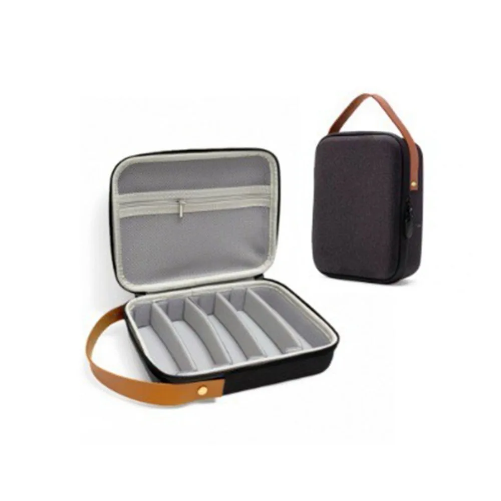 

5 Slots Eyeglasses Case Hard Shell Large Capacity Glasses Storage Box Portable Anti-lost Sunglasses Protective Case Work