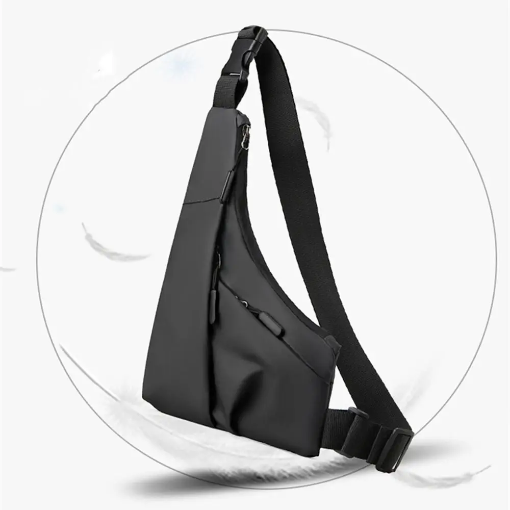Portable Outdoor Shoulder Bag Waterproof Adjustable Strap Crossbody Backpack Durable Sturdy Crossbody Sling Bag Hiking