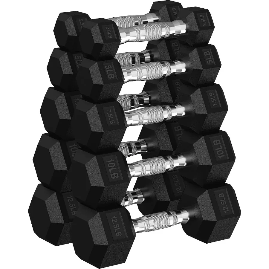 Hex Dumbbell Set 30… - image