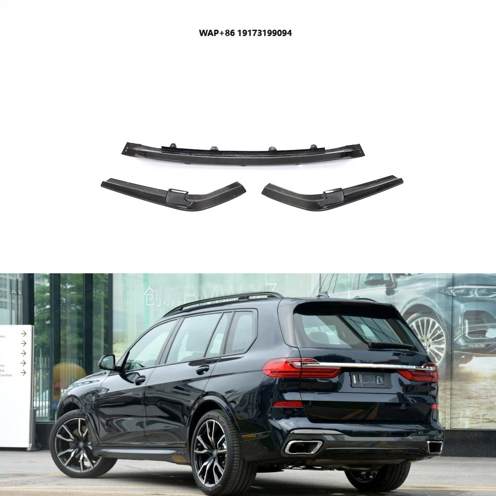 

Vacuum Carbon Fiber X7 G07 Rear Bumper Lip for X7 M50i Sport Utility 4-Door 2020 2021