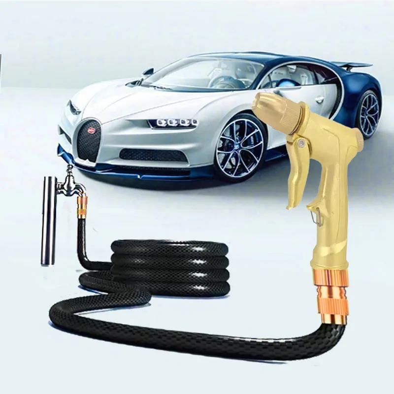 

Золотой пистолет для мойки автомобилей высокого давления, с великолепным внешним видом, компактный и легкий, прочный сплав.