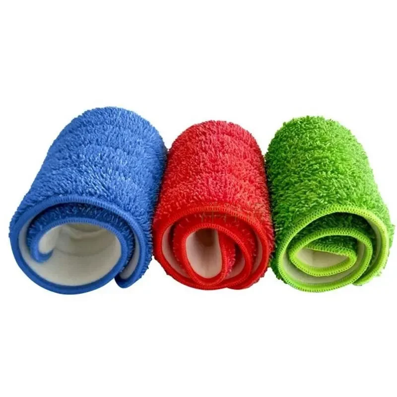 2PCS/Set Fiber Head Floor Tile Window Cleaning Water Rags Paste Style Household Accessories