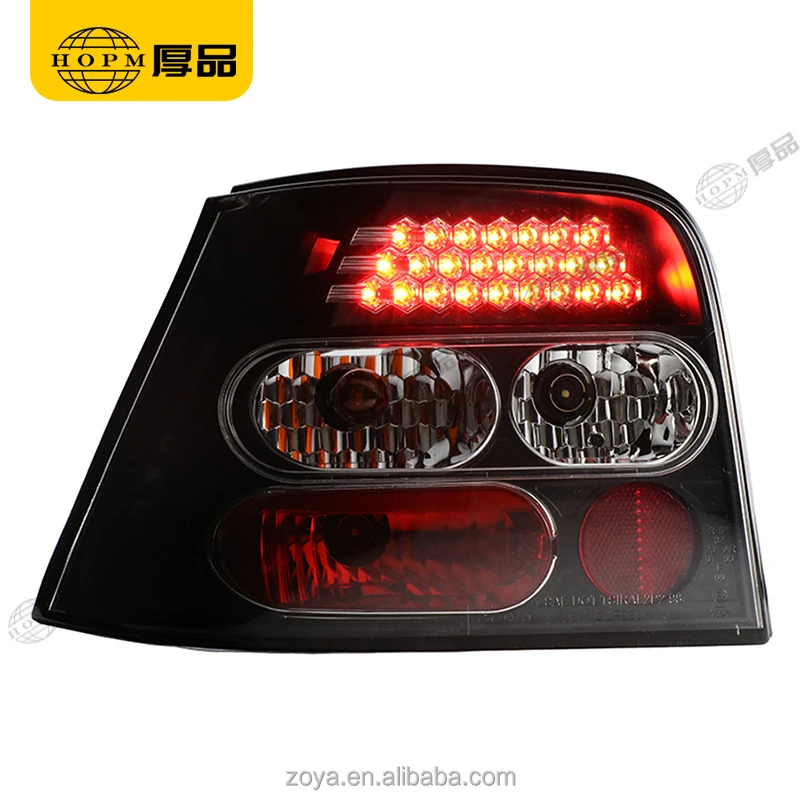 

Taillight Assembly Tuning Light Modified LED Tail Light Black Background For Golf 4 98-02