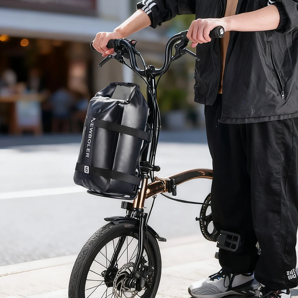 NEWBOLER Metall-Frontgepäckträger für Brompton Fahrrad, Leichter Vorderer Gepäckträger, Fahrrad-Zubehör – Detail 7