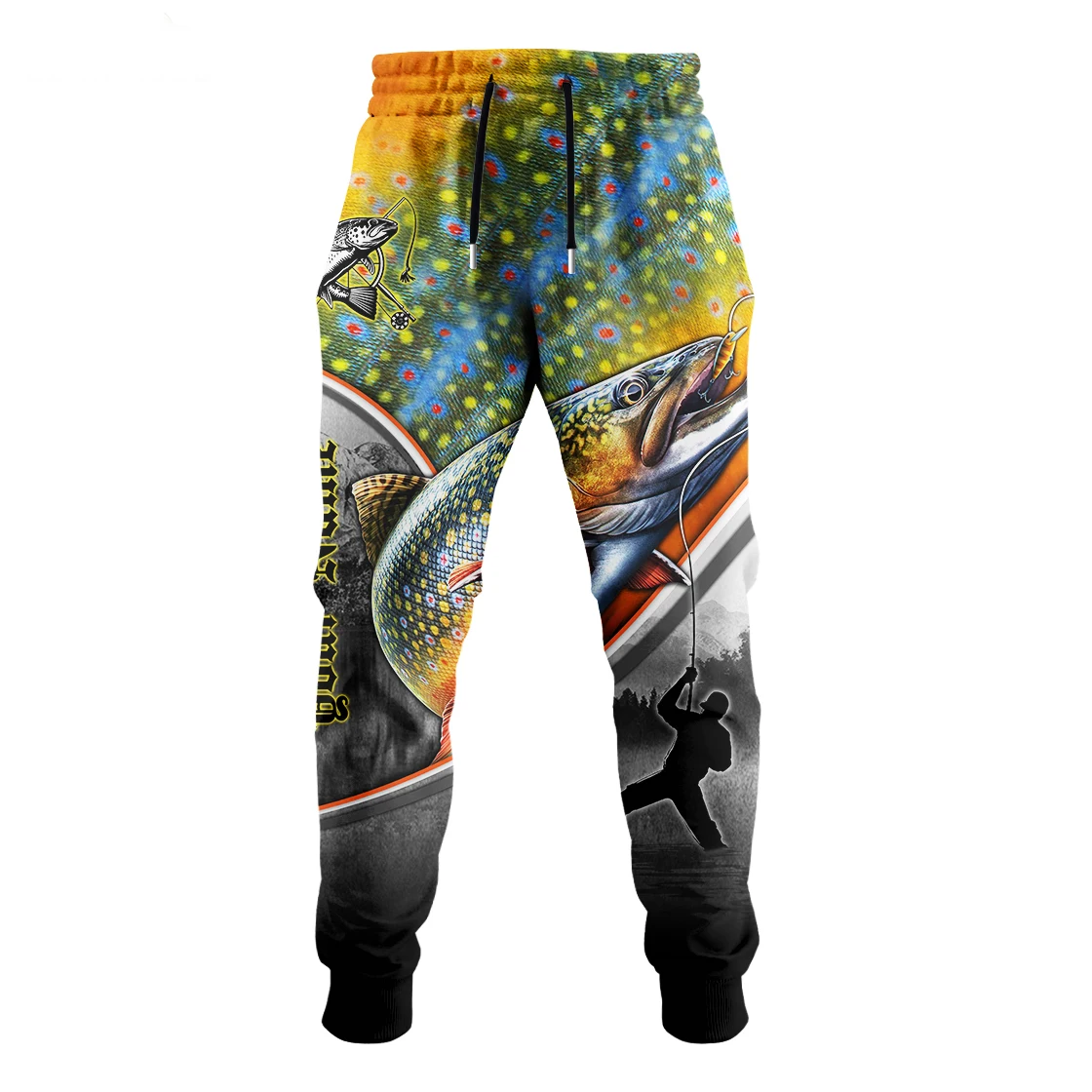 Beautiful Pike Fishing Custom Y2k Pants Man 3D Printing Autumn Fashion Casual Joggers Hip Hop 2024 Trousers Outdoor Streetwear