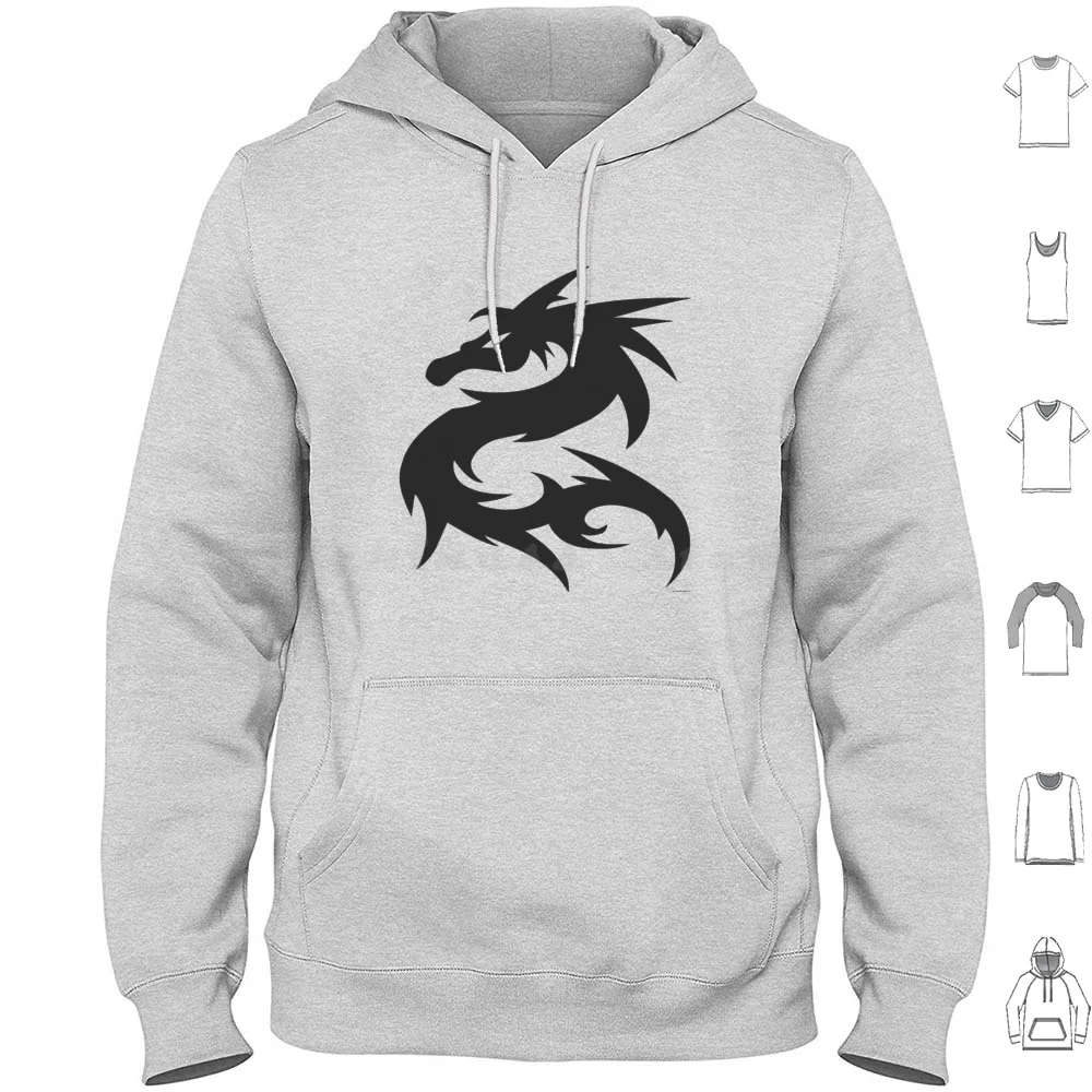 Dragon Classic Hoodie cotton Long Sleeve Dragon Jasmine Jasmine Dragon Vintage Vintage Vintage Vintage Art Graphic Art Eastern