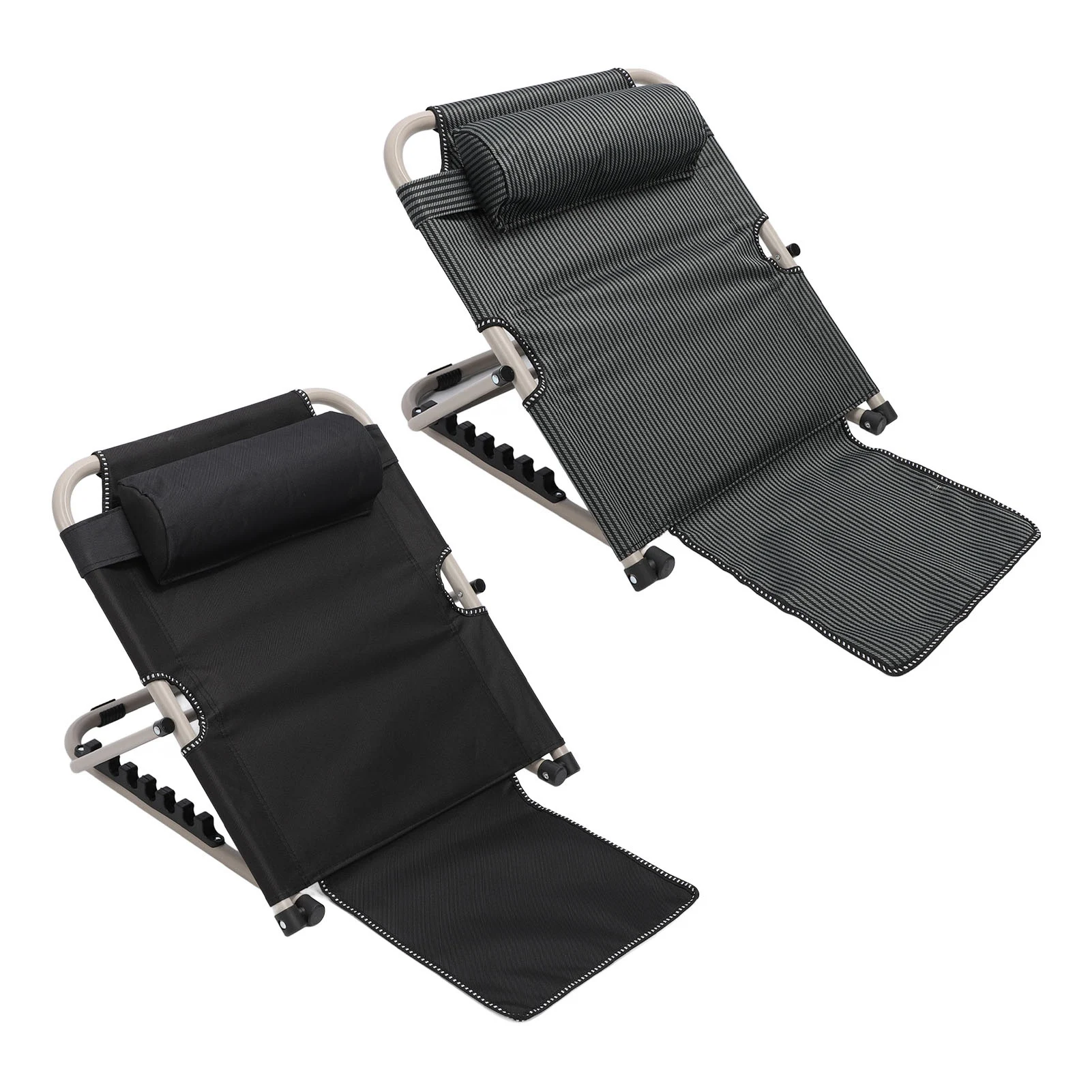 Lifting Bed Backrest Floor Chair Adjustable Portable Lifting Bed Backrest Floor Support Chair with Head Pillow for Neck Support
