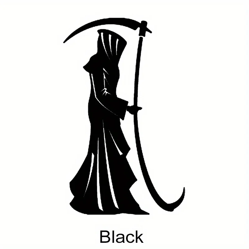 ملصقات فيلم Grim Reaper متعددة الألوان - ملصقات أوتوماتيكية مقاومة للطقس والأشعة فوق البنفسجية للسيارات والدراجات النارية والشاحنات #4