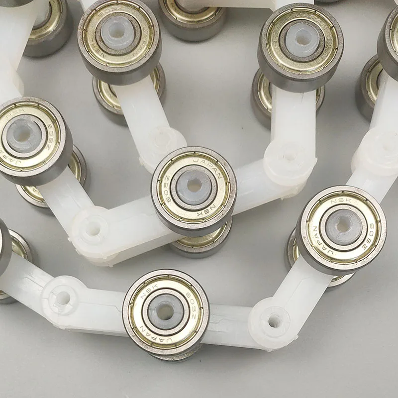 Escalator Slewing Chain 17 Sections 19  21 24  Universal Pulley Group Double Fork