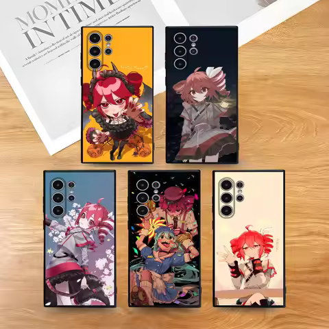 Hot V K-Kasane Teto Phone Case For Samsung Galaxy S25 S24 S22 S23 Ultra S21 S20 Plus 5G Frosted Shockproof Full Cover Case