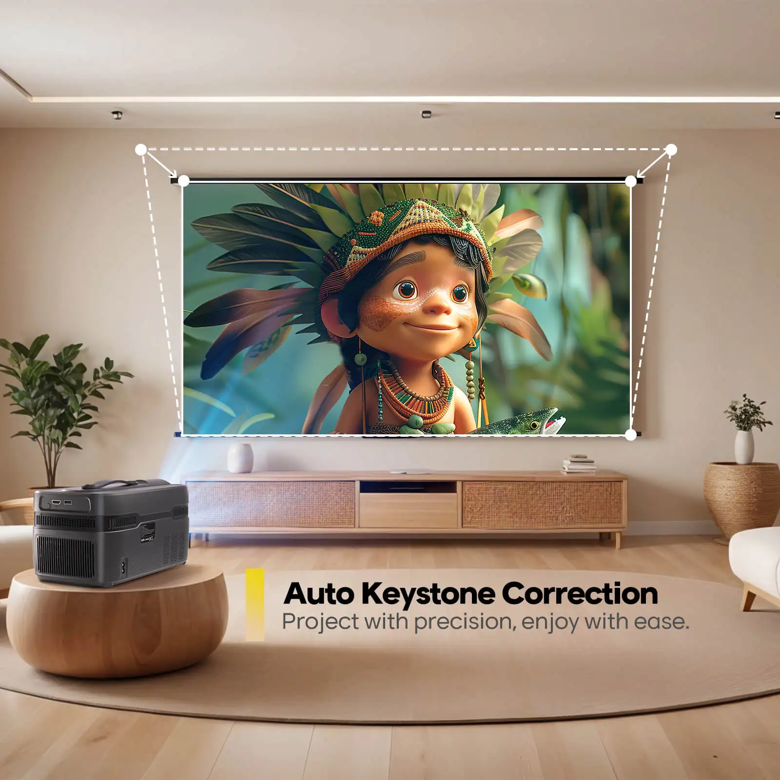 Magcubic Auto Focus Android 14 HY450C Projector with 900ANSI Full HD 1080P 8K 4K Video Movie Home Theater Auto Offset BT5.4 - view 6