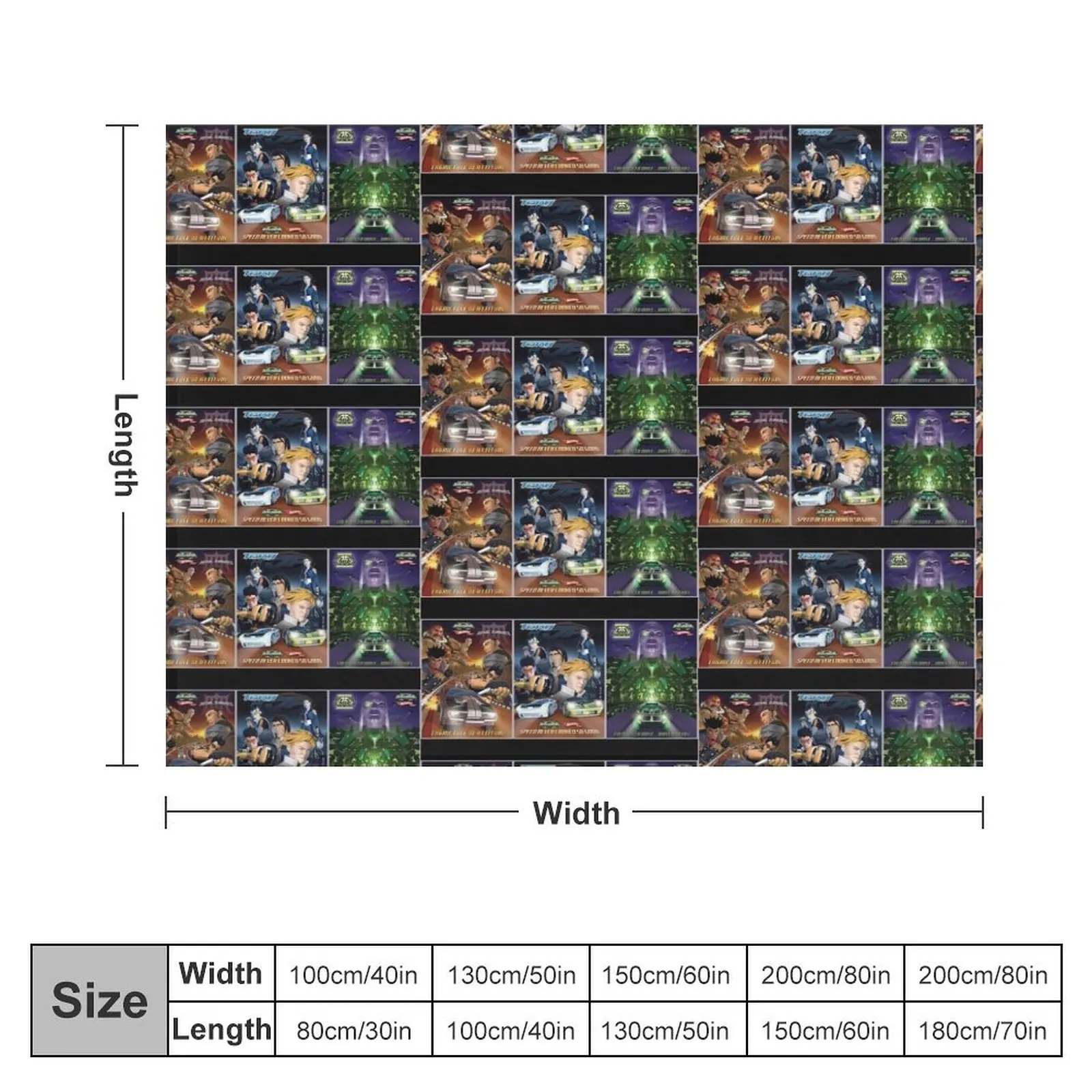 Aceleracers teams-Manta a cuadros para cama, tela de franela decorativa, mantas pesadas para dormir