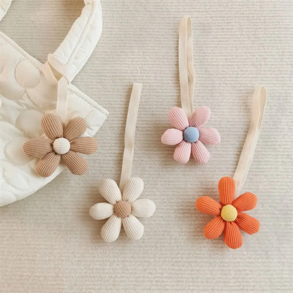 Cloth Flower Bag Pendant Bag Charms Stuffed Fresh Backpack Decoration Bag Match Accessories Korean Style Floral Lanyard Gift