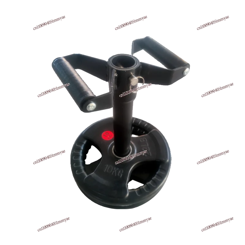 

T-shaped barbell pole household bell throwing piece fitness equipment kettlebell handle adjustable