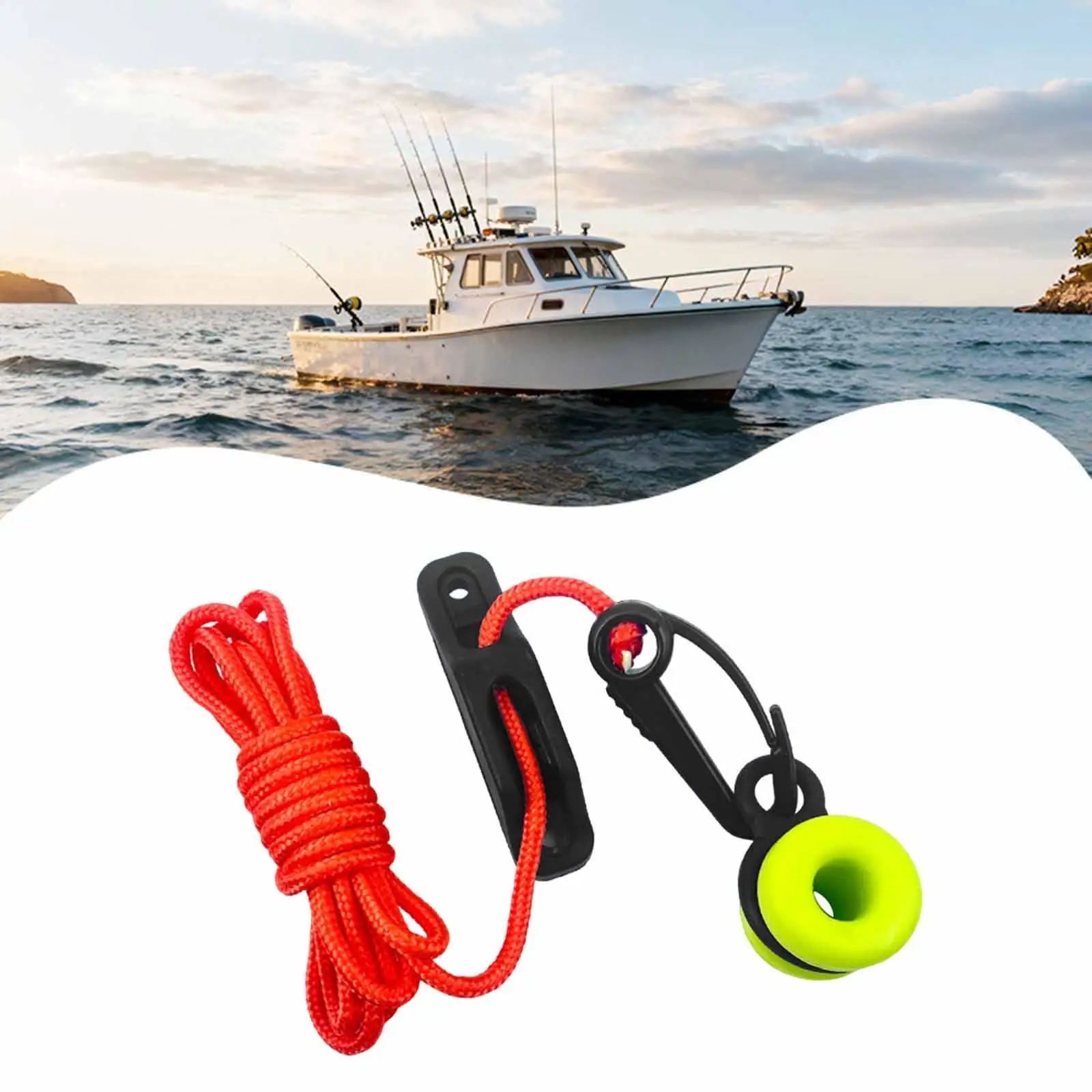 

Устройство для извлечения грузов из даунриггера с нейлоновым шнуром длиной 0,2 м для управления и организации хранения