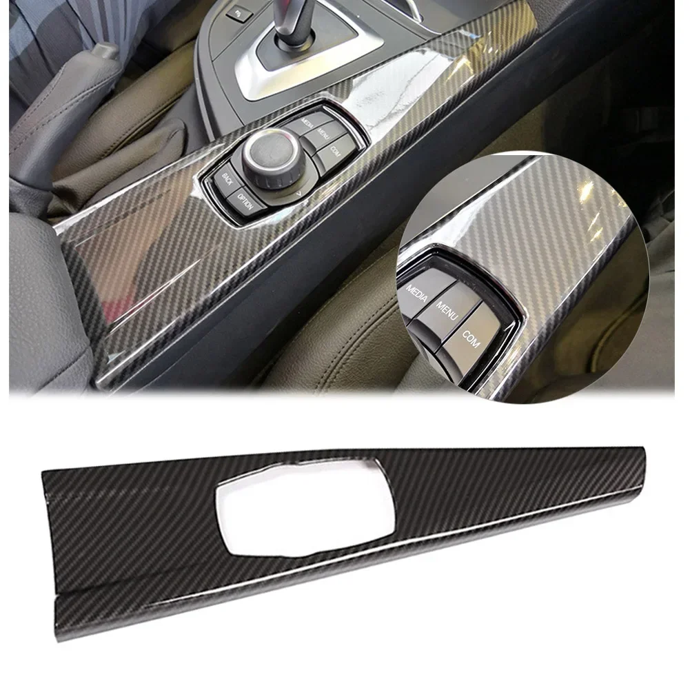 

Carbon fiber Car Center Console Gear Shift Panel Stickers Cover Interior Decoration For BMW 3 4 Series F30 F31 F32 F36 3GT 320i