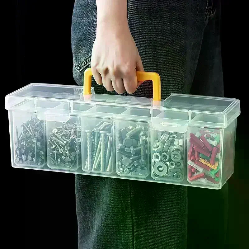 Tool Parts Storage Box Set Multi-Compartment Tool Organizer,Sorting Box For Screws,Wrenches,Hardware Accessories,and Toys 1/7pcs