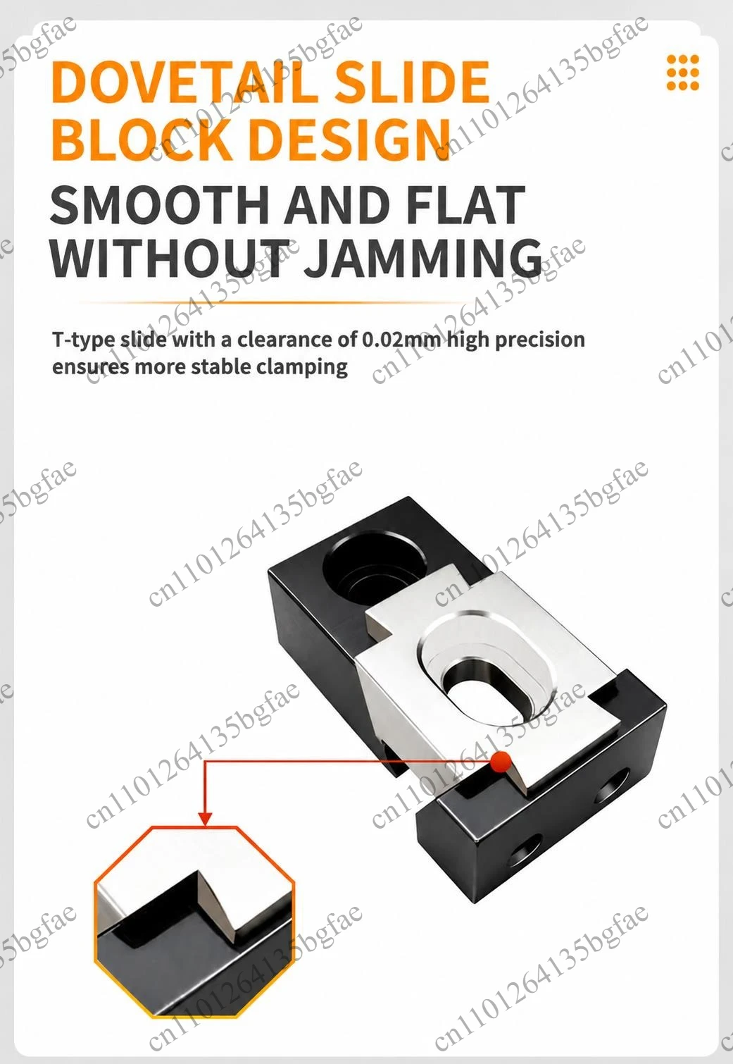 Precision One-way OK Clamp Side Clamp Quick Positioning Fixture Multi-station Parallel Vise CNC Machining Center Milling Machine