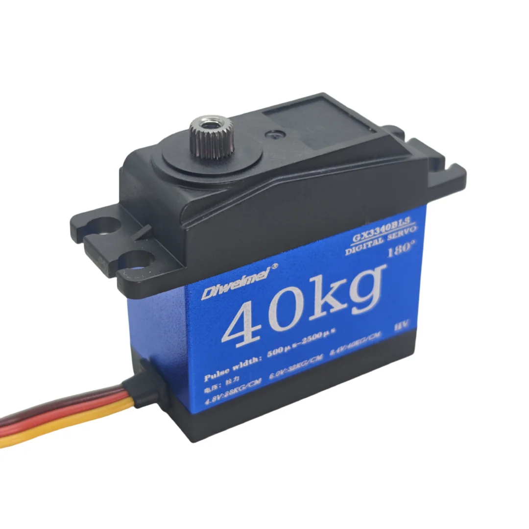 Servo digitale con tazza coreless da 40 kg e 180 gradi con coppia elevata adatto per auto RC 1/10 e 1/8 e bracci robotici FPV Dewamei