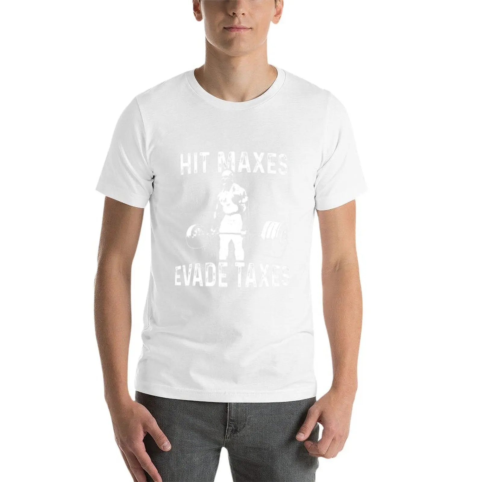 Hit Maxes Evade Taxes T-shirt attiva magliette da uomo maglietta grafica da uomo