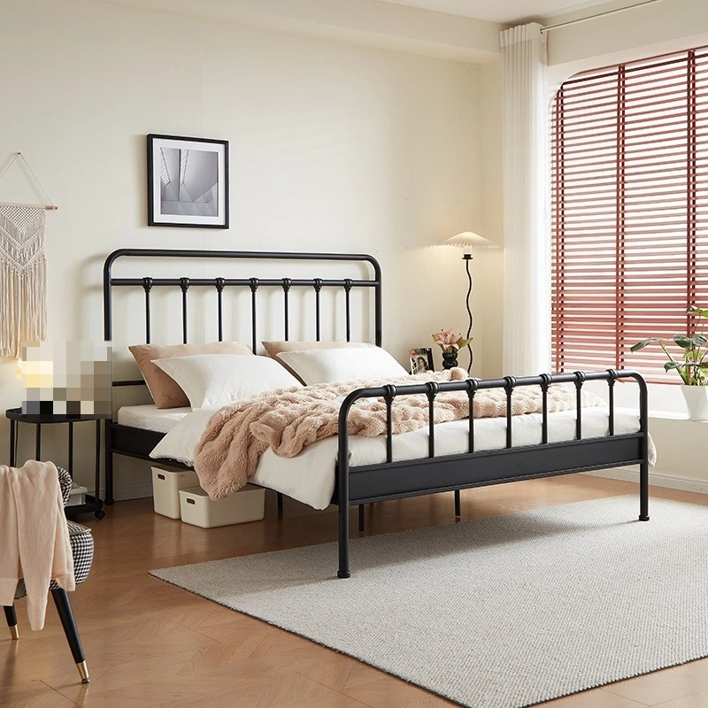 

Wrought iron bed bed frame rental house simple modern iron frame bed home