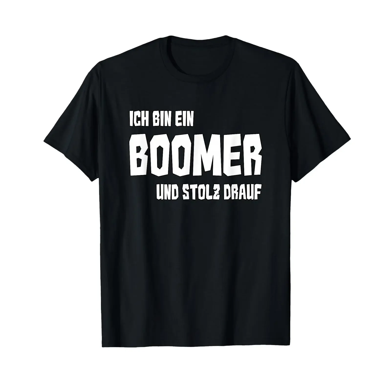 T Shirt with German Text Ich bin ein BOOMER und stolz drauf vintage Washed Soft homme Versatile Stylish Unisex designer clothes