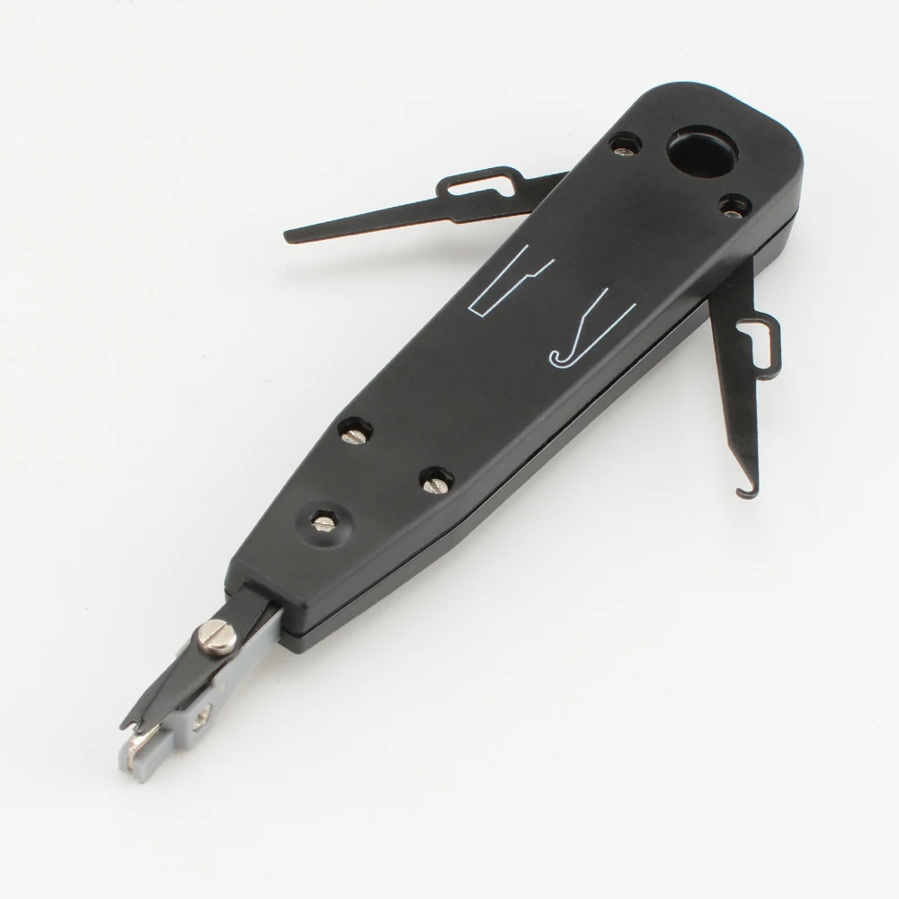 Punch Down Tool 110-draadsnijder Mes Telecomtang voor Rj45 Keystone Jack Netwerkkabel Telefoonmodule Patchpaneel