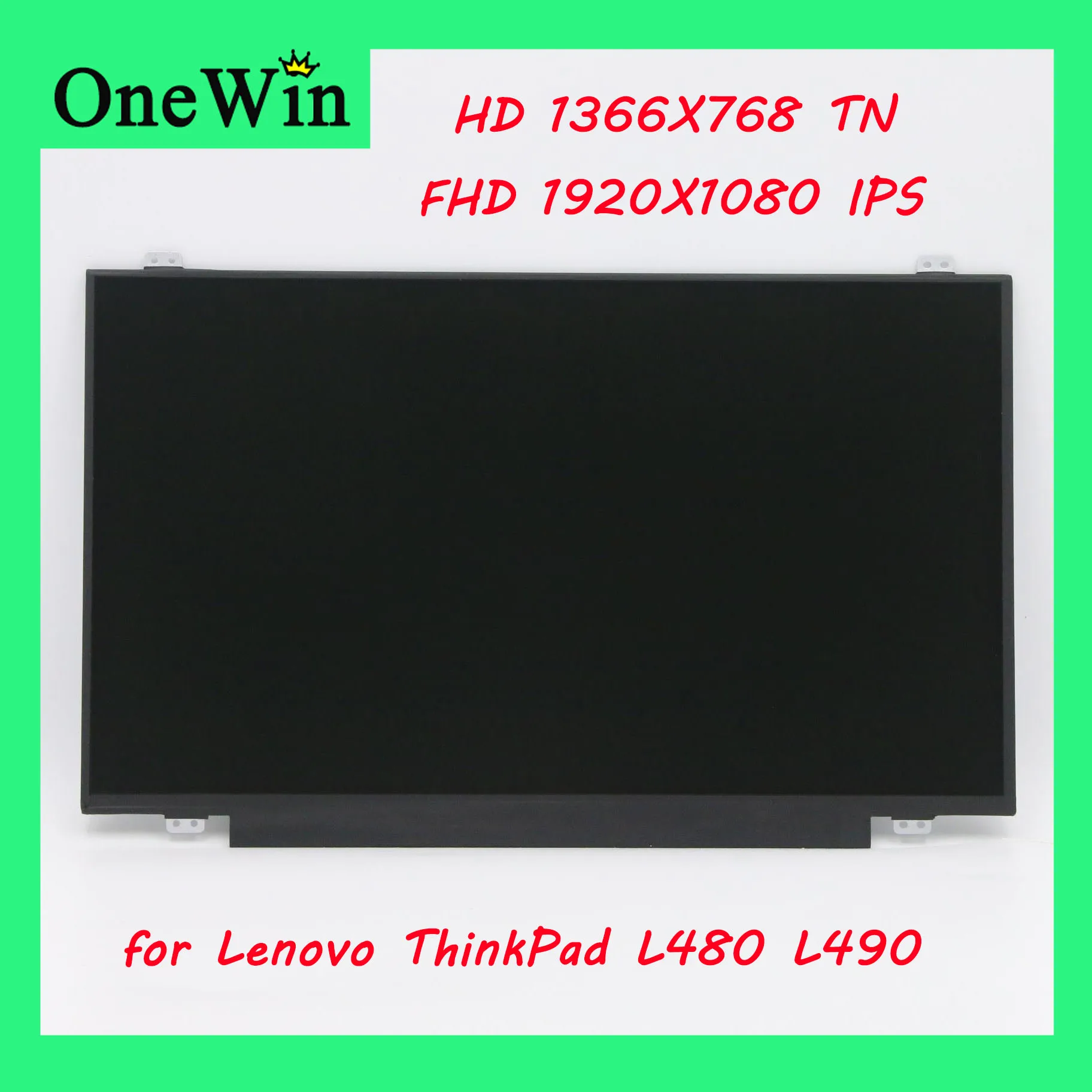 

for Lenovo ThinkPad L480 20LS 20LT L490 20Q5 20Q6 1366*768 1920*1080 IPS Full HD eDP 30pin 140 LCD Matrix FHD 40pin Touch Screen