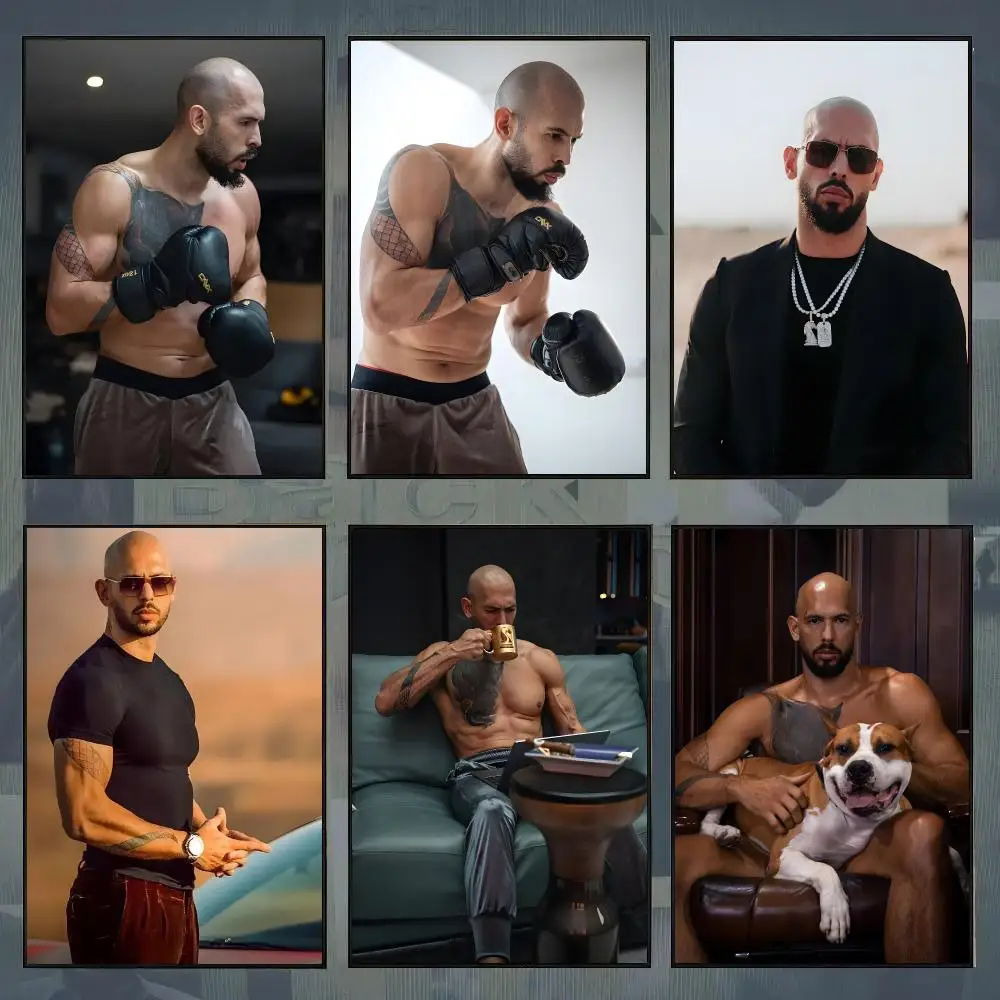 Kickboxer A-Andrew Tate Poster Room Decor Home Wall Art Printing Waterproof Garage Bed Room Posters Gift