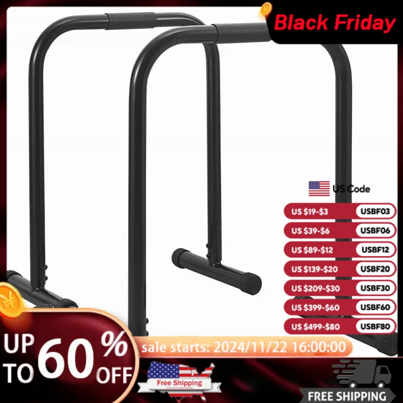 AQRELIFE REBUILD YOUR LIFE Functional Heavy Duty Stands Fitness Workout Dip bar Station Stabilizer Parallette Pu