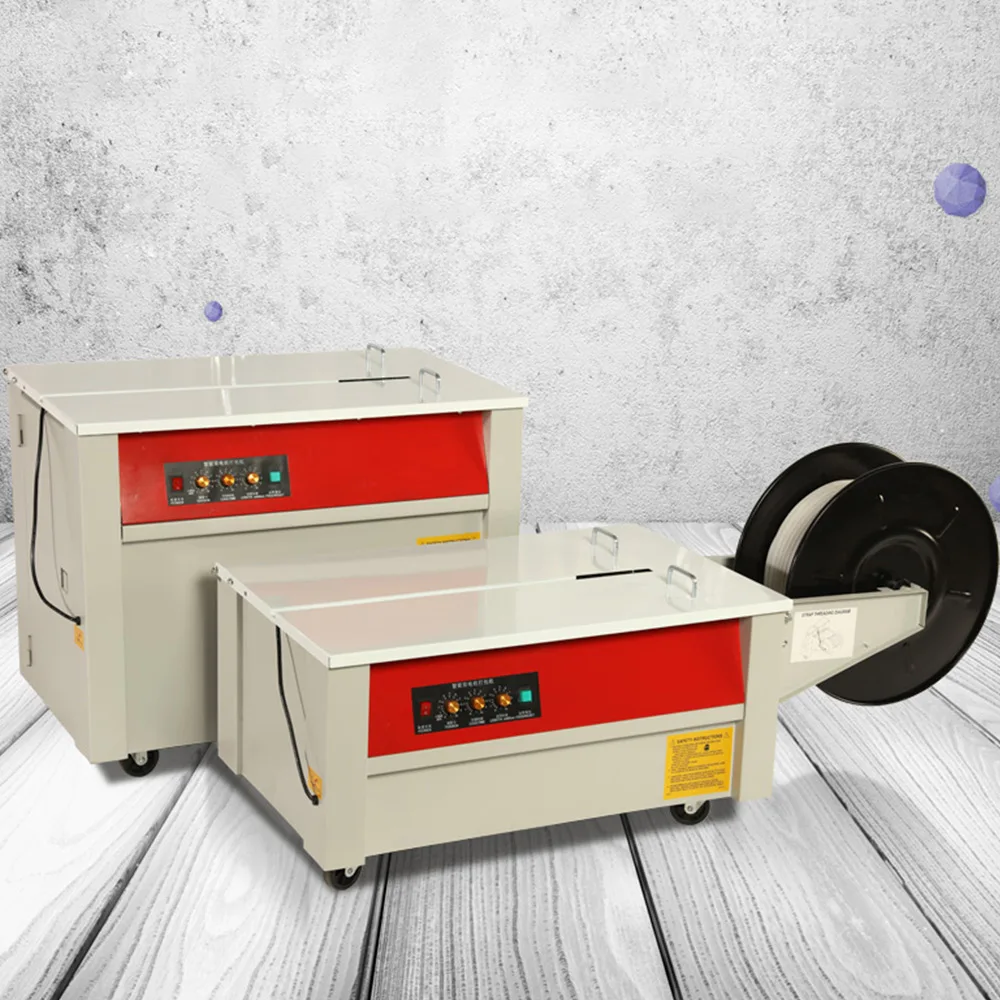 

Dual motors Carton strapping machine KZ900 Carton packer Electric plastic belt automatic sealing machine