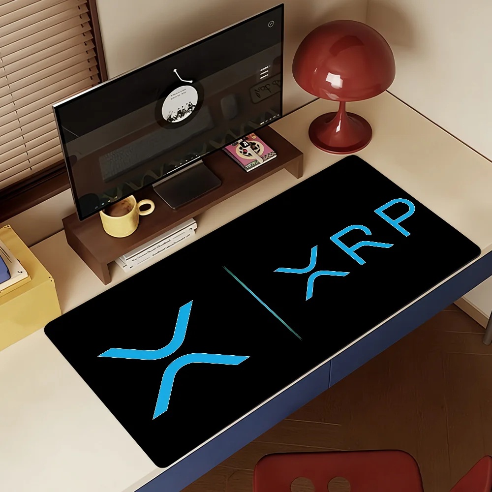 Xrp Ripple Crypto   Mouse Pad Non-slip Rubber Computer Mat Gamer Balance Decoracion Deskmat Laptop Office Large