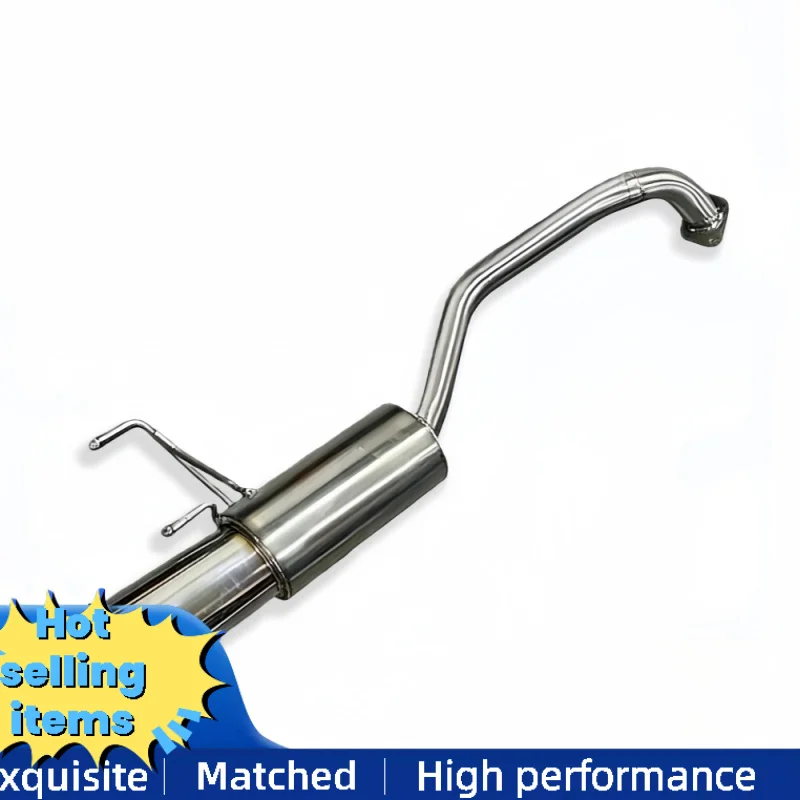 

Задняя выхлопная труба из нержавеющей стали для Honda Fit GE6 1.3 2008-2013 SS304, глушитель выхлопной трубы, автозапчасти