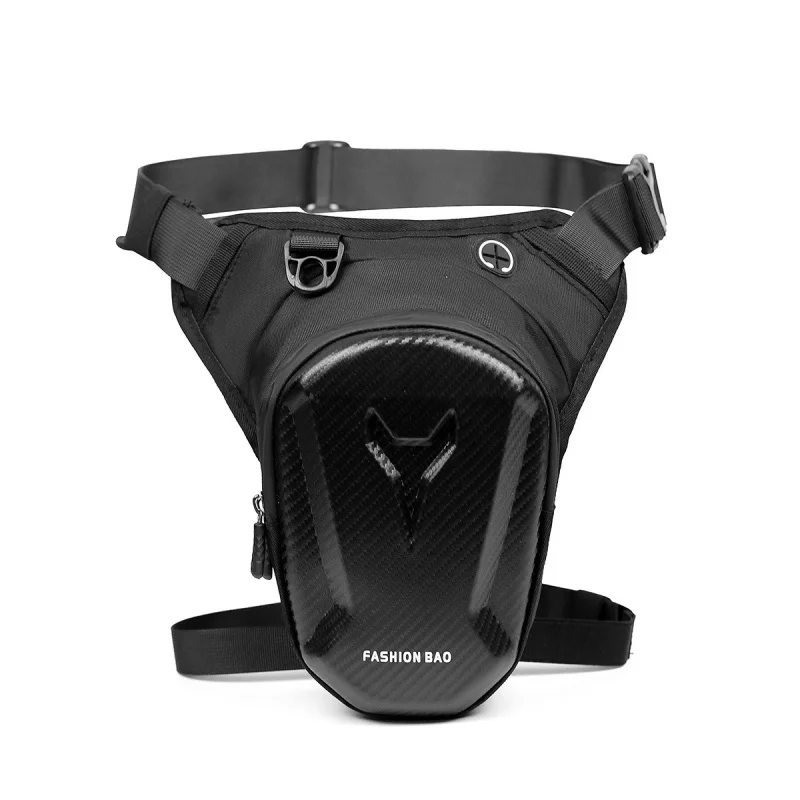Cycling backpack for men, hard shell multifunctional leg bag, men's waist bag, trendy outdoor crossbody motorcycle bag