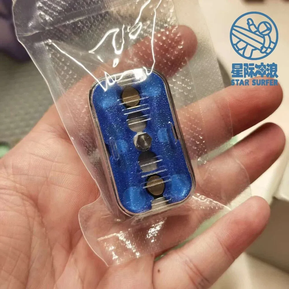 

STAR SURFER EDC Stellar Core Transparent Resin Unlimited Pushing Slider Fidget Slider Stress Relief Toy Fidget Toys For Adults