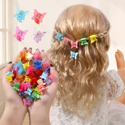 10/20/30Pcs New Colorful Butterfly Mini Hair Clip Claw Grip Barrettes Clamps Girls Hairpin Claw Clip Hair Styling Accessories