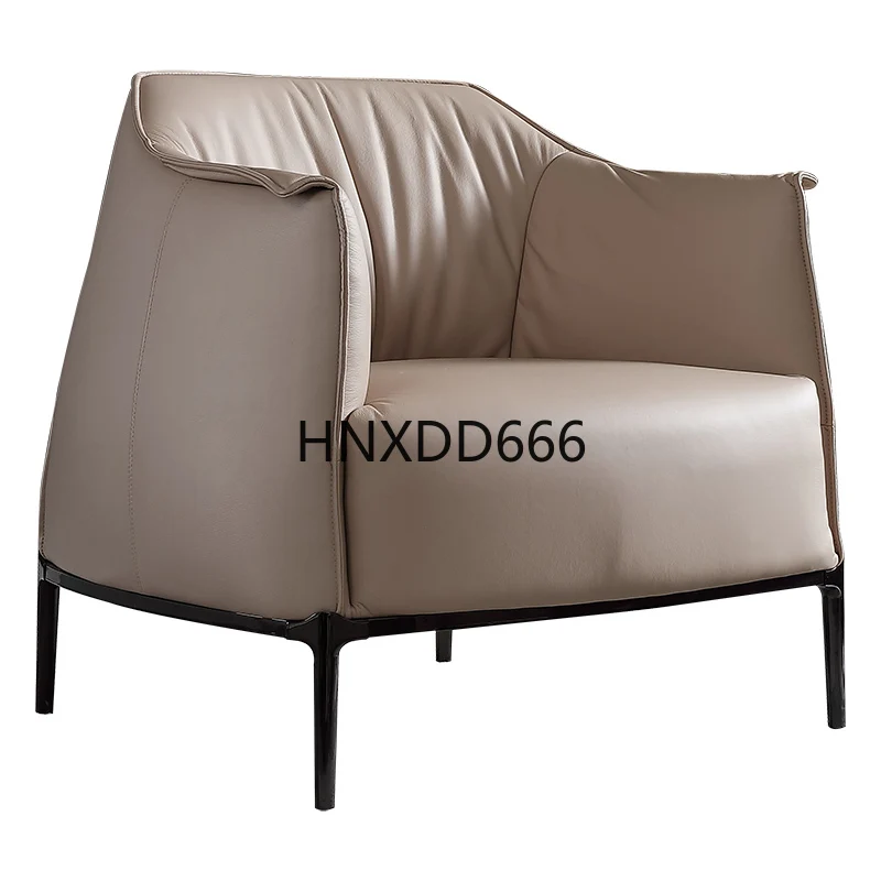 

Light luxury sofa chair Nordic balcony single chair