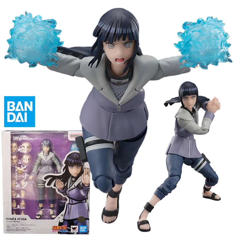 

Оригинальный BANDAI S.H.Figuarts Naruto SHF Hinata Hyuga Virtuous Byakugan ПВХ аниме фигурки героев Коллекционные подарки для детей