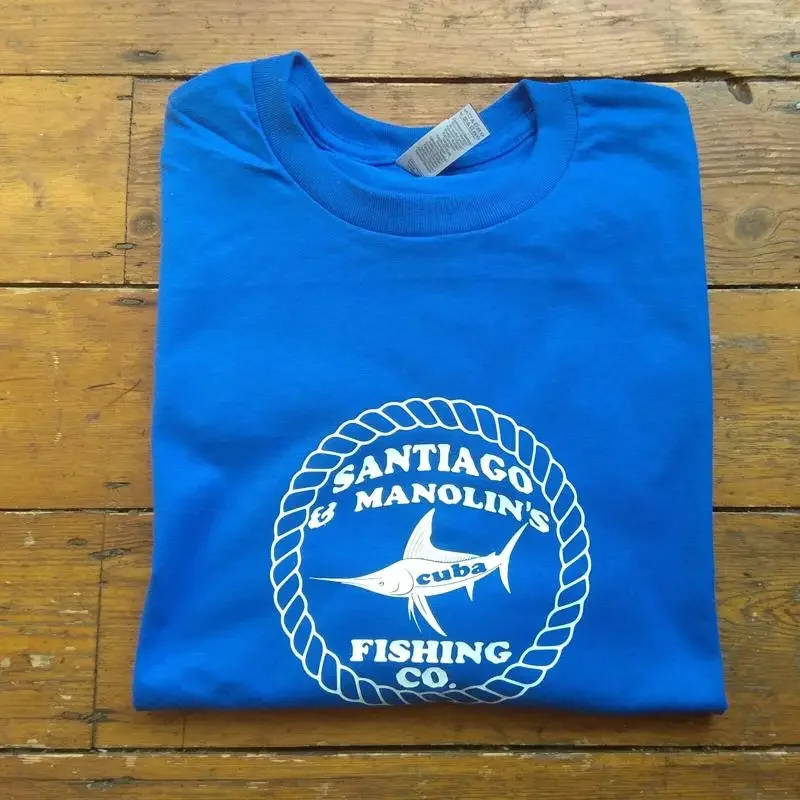 Ernest Hemingway T Shirt The Old Man And The Sea Literature Various Colours